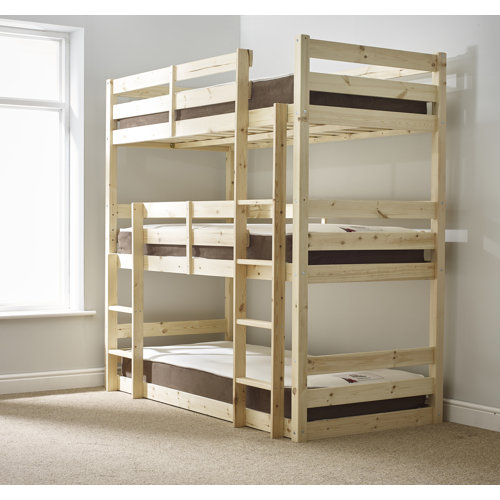 Just Kids Derby Solid Wood Triple Sleeper Bunk Bed by Just Kids